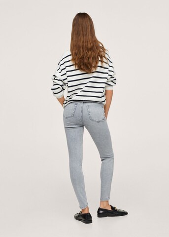 MANGO Skinny Jeans 'Anne' in Grau