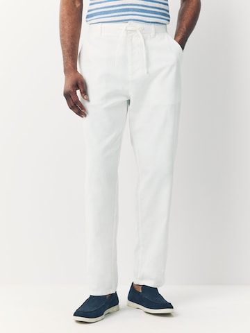 Next Regularen Hlače | bela barva: sprednja stran
