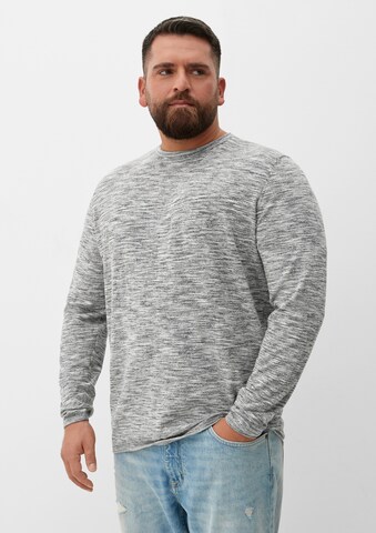 s.Oliver Men Big Sizes Pullover in Grau: predná strana