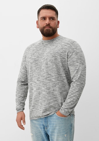 s.Oliver Men Big Sizes Pullover in Grau: predná strana