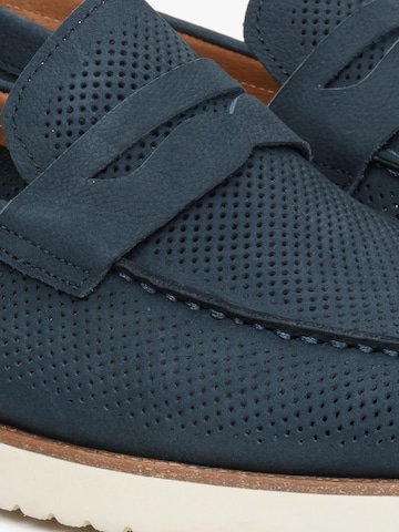 Estro Mocassins '028-5' in Blauw