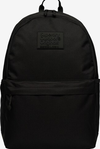 Superdry Backpack in Black: front