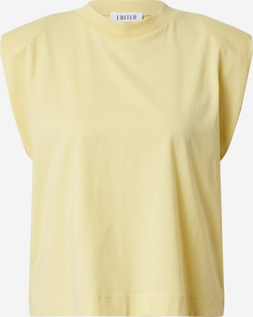 Maglietta 'Elise' di EDITED in giallo: frontale