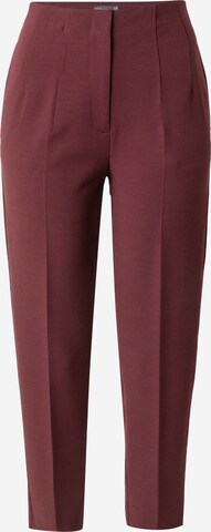 Marks & Spencer Плиссированные брюки в Красный: спереди