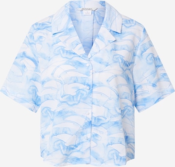 Camicia da donna di Monki in blu: frontale