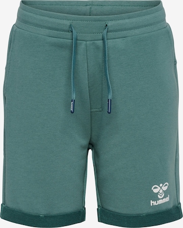 Hummel Regular Pants in Green: front