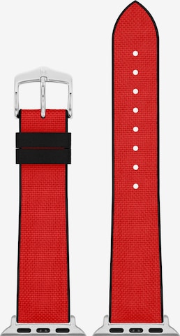 HIRSCH Armbänder Digitaluhr 'Arne for Apple Watch' in Rot: Vorderseite
