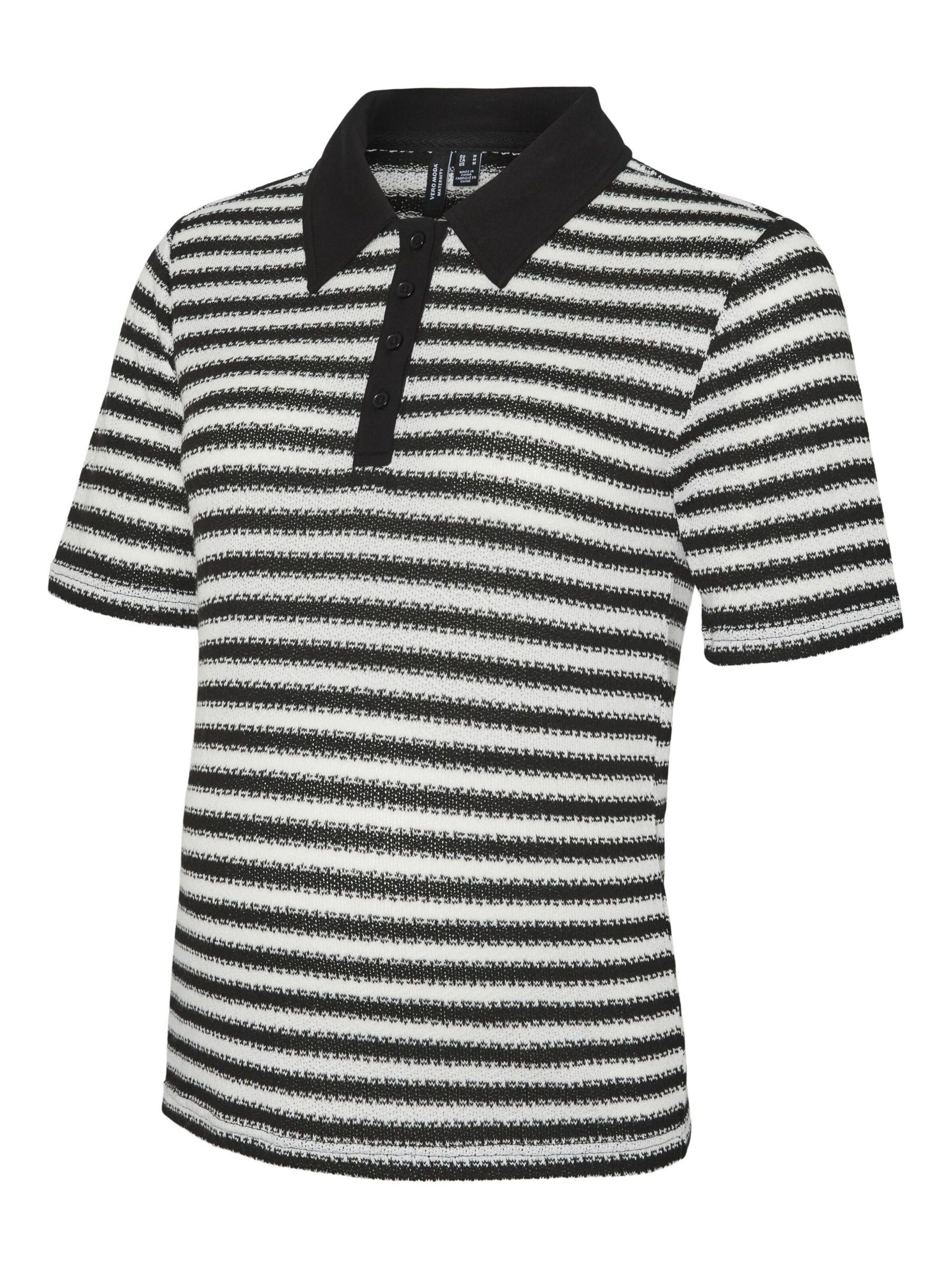Vero Moda Maternity - Camiseta en negro: frente