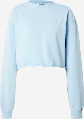 Sweat-shirt Urban Classics en bleu : devant