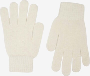 Gants Zwillingsherz en blanc : devant