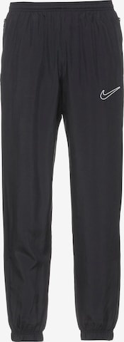 Tapered Pantaloni sport 'Academy23' de la NIKE pe negru: față