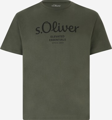 s.Oliver Men Big Sizes T-Shirt in Grün: predná strana