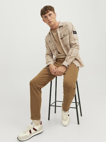 JACK & JONES Regular Byxa 'STACE' i brun