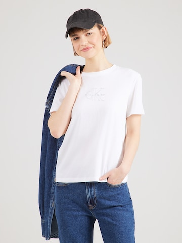Calvin Klein Jeans Póló - fehér: elől