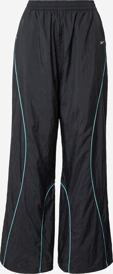 Reebok Classics Pantalon en turquoise / noir / blanc, Vue avec produit