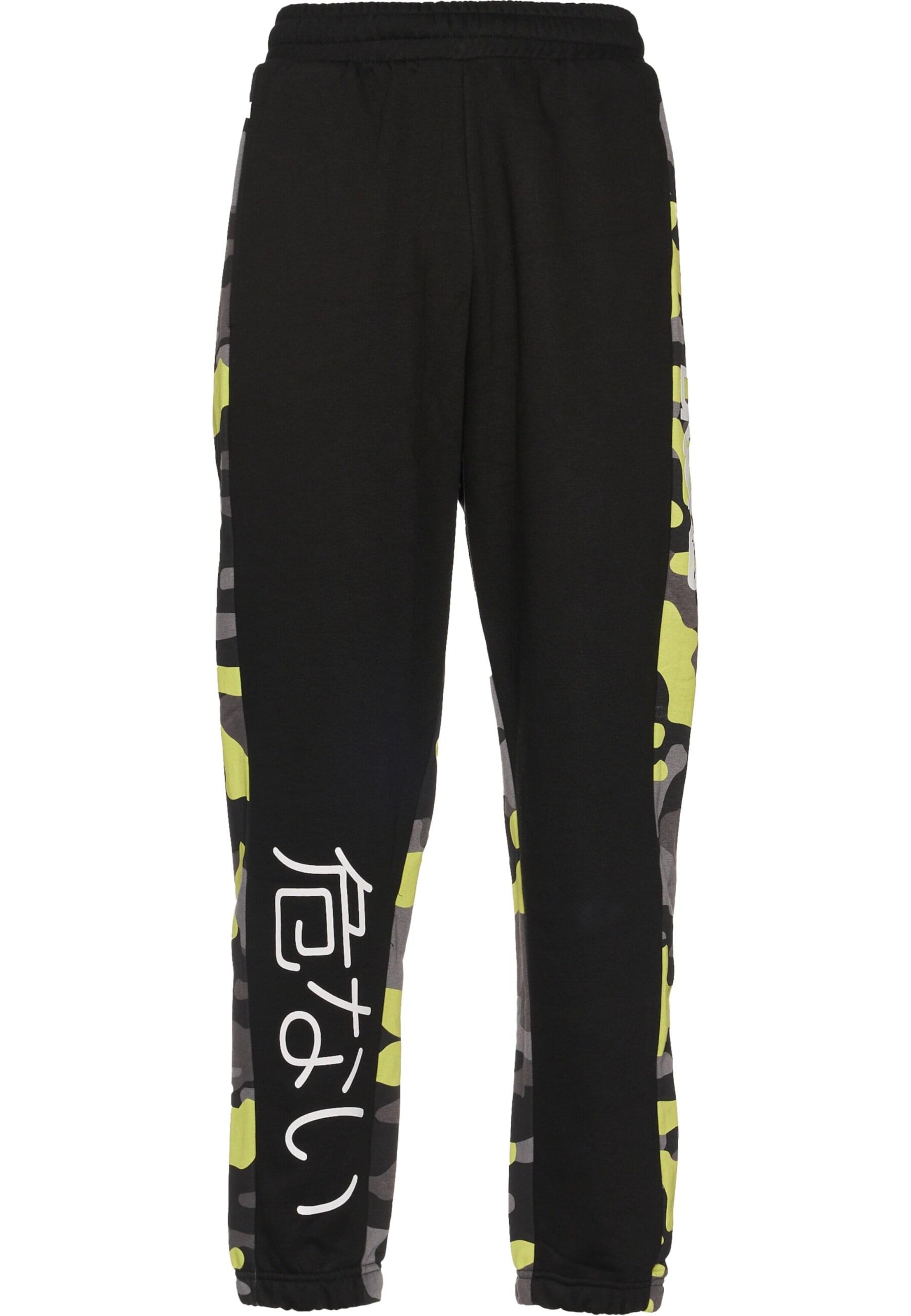 Effilé Pantalon Dangerous DNGRS en noir : devant