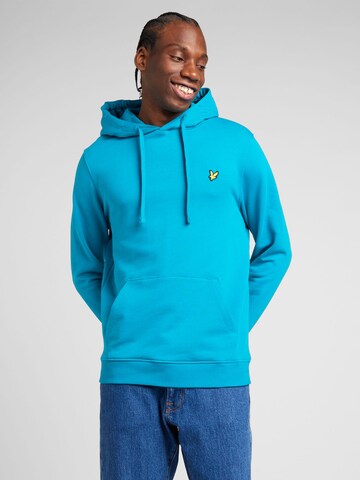 Sweat-shirt Lyle & Scott en bleu : devant