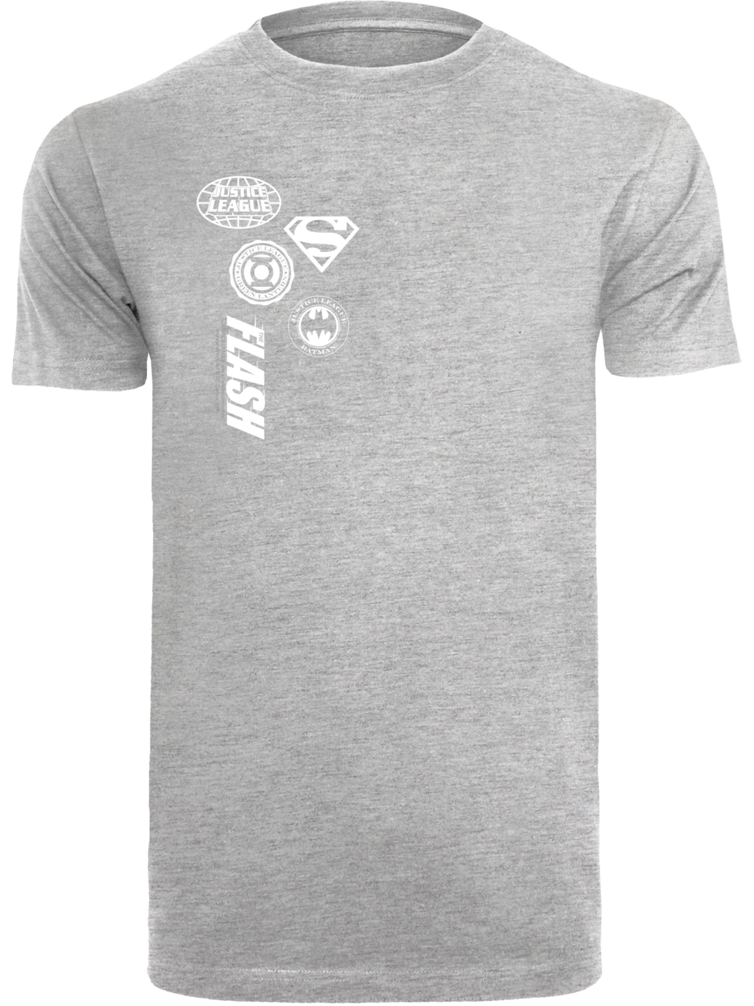 F4NT4STIC Shirt 'DC Comics Justice League' in Grey: front