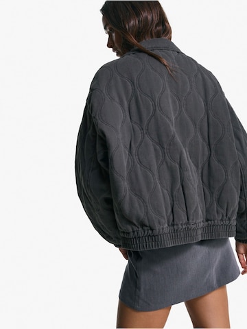 Bershka Between-season jacket in Grey