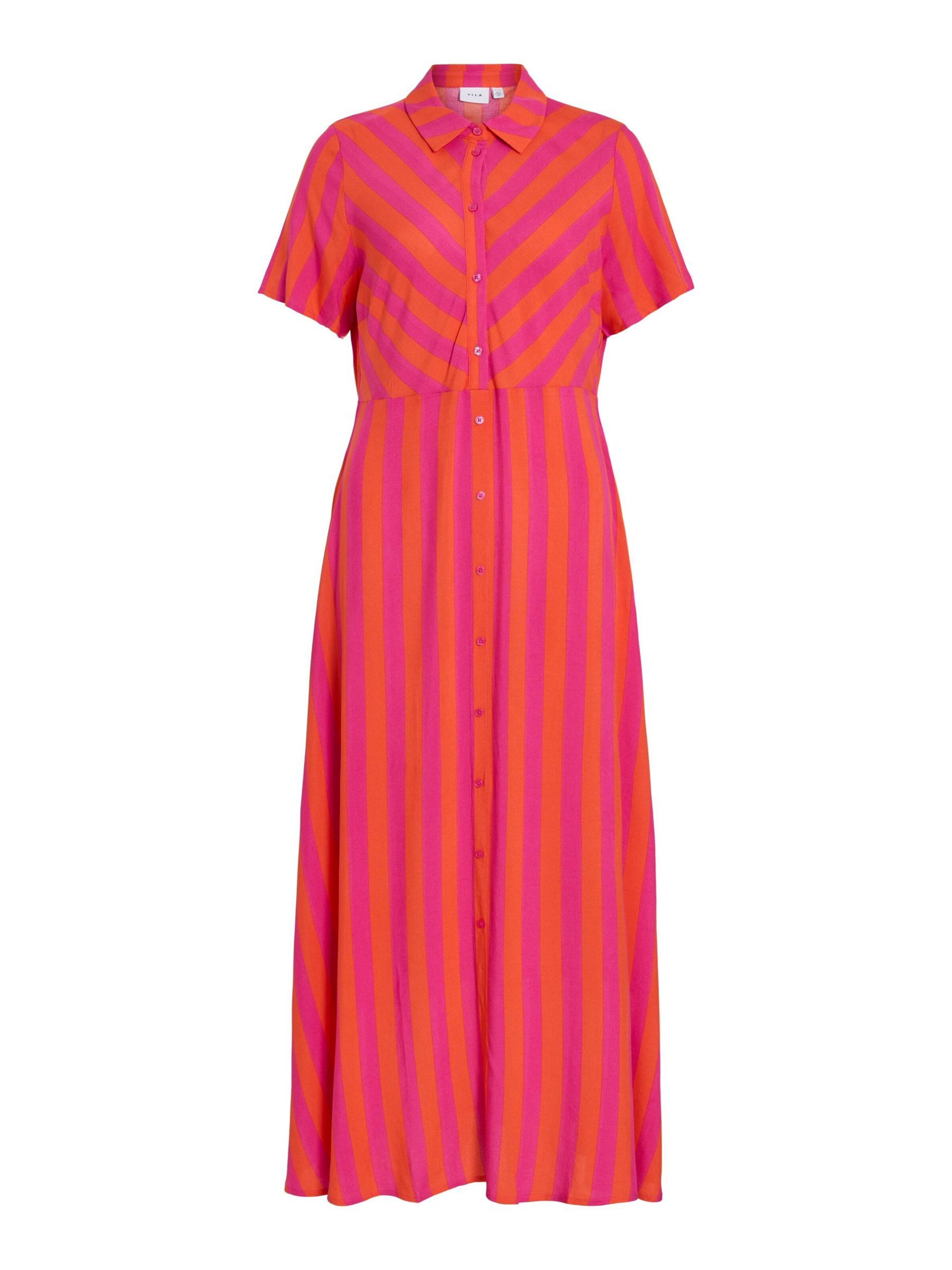 VILA Shirt dress in Orange: front