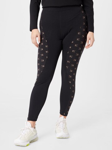 Nike Sportswear Skinny Sportbroek in Zwart: voorkant