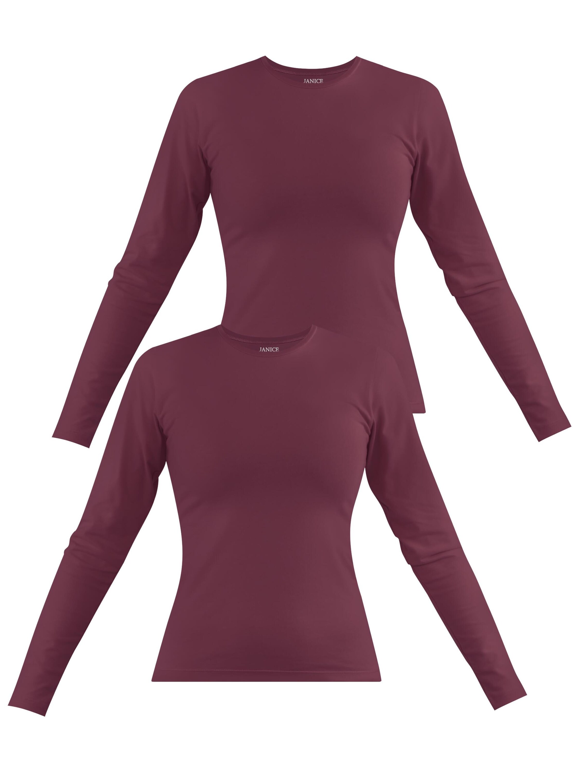Janice Sweatshirt ' Niska ' in Rood: voorkant
