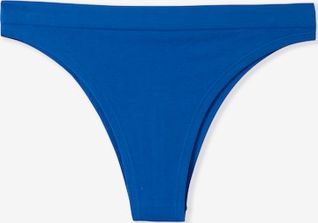 ETAM Thong 'Amande' in Blue: front