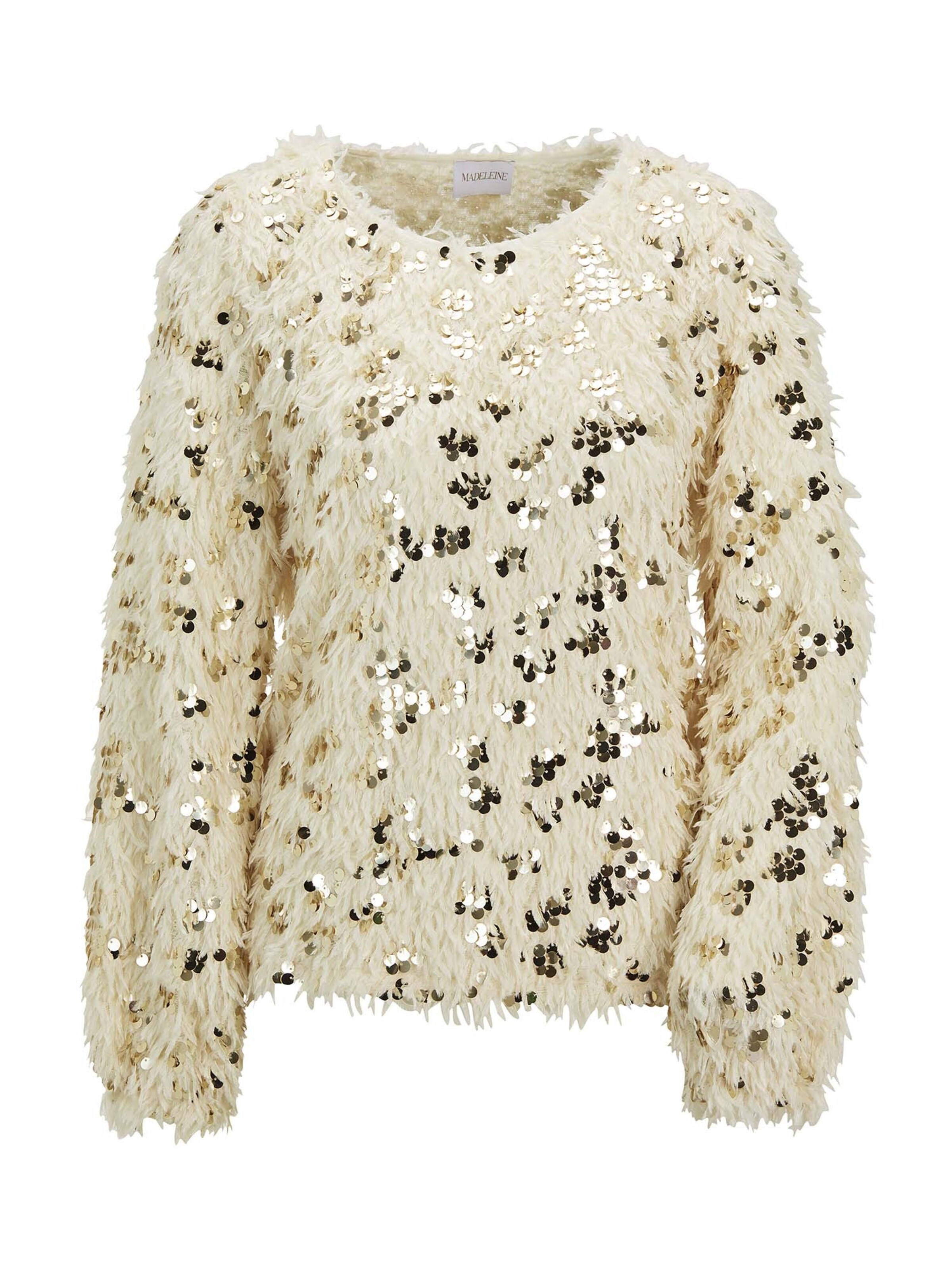 MADELEINE Sweatshirt in Beige: front