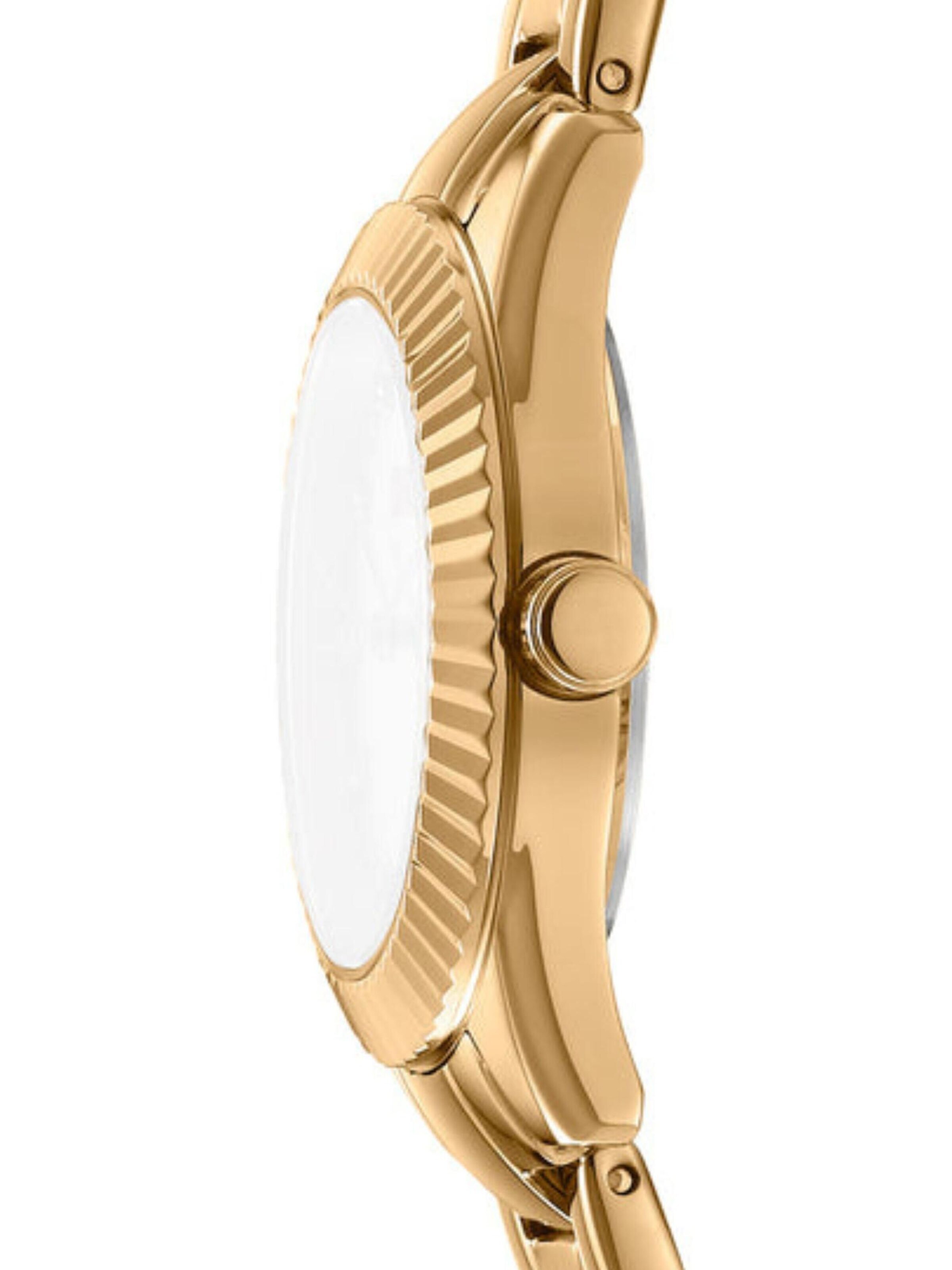 Montre à affichage analogique 'Chambers Glitz' DKNY en or