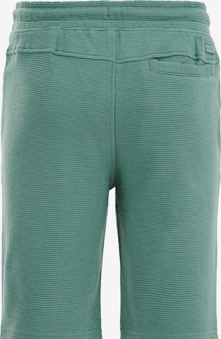 WE Fashion Slimfit Broek in Groen