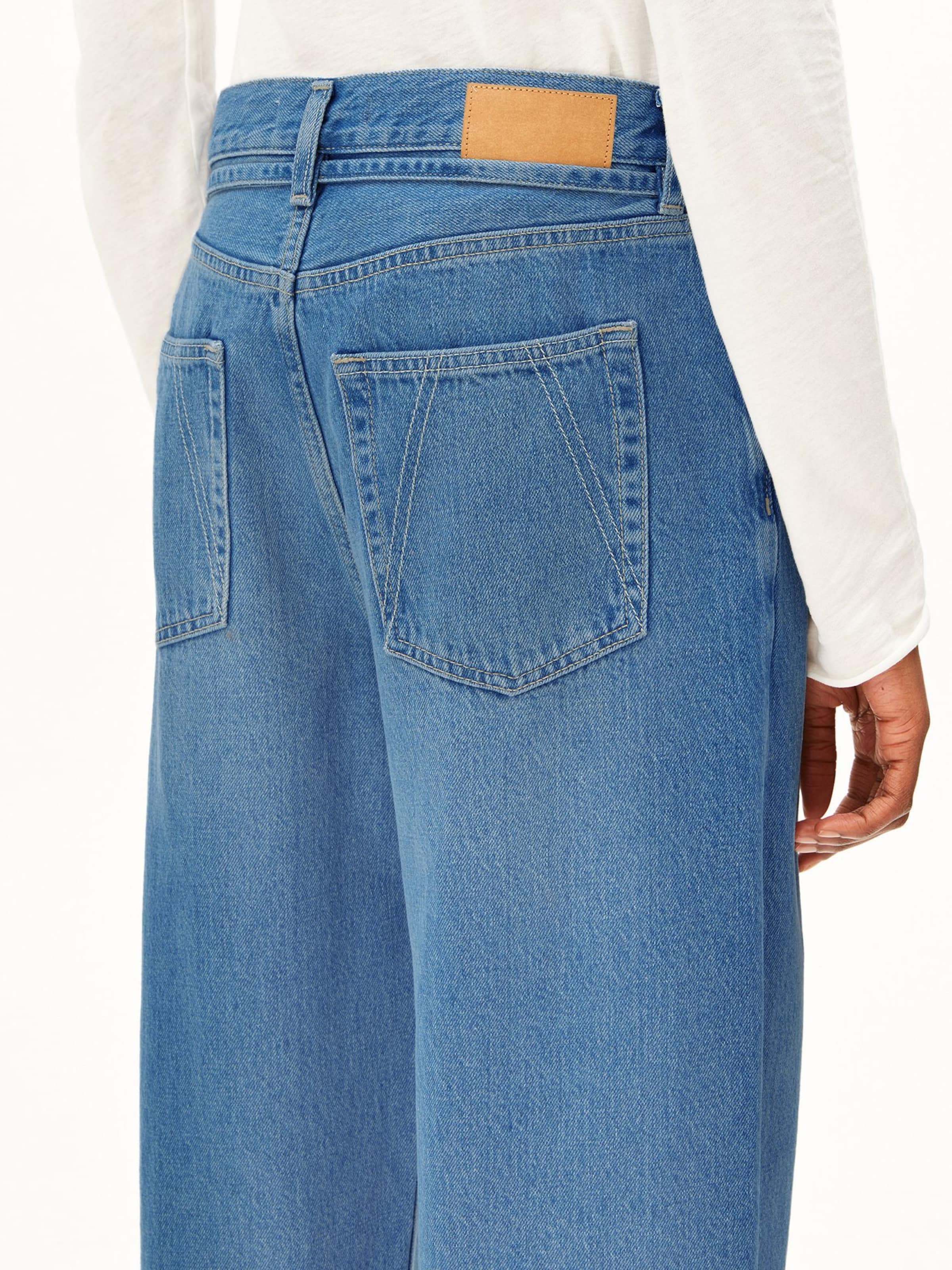 ARMEDANGELS Loosefit Jeans HAAYI in Blau: Rückseite