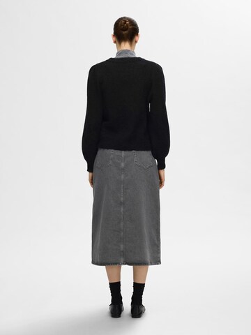 Pull-over 'Lulu' SELECTED FEMME en noir