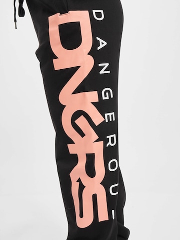Dangerous DNGRS Tapered Trousers in Black