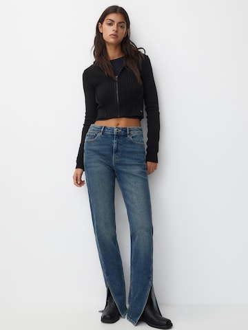 Regular Jeans de la Pull&Bear pe albastru