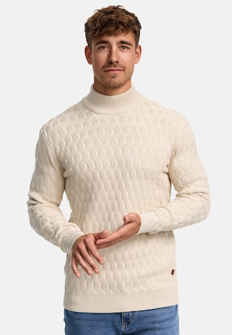 INDICODE JEANS Trui in Beige: voorkant