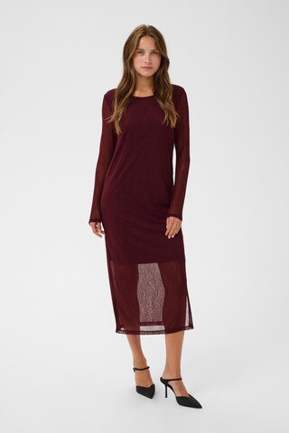 SAINT TROPEZ - Vestido 'Aady' em vermelho: frente