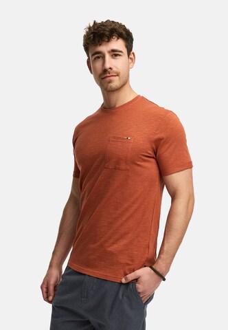 INDICODE JEANS Shirt 'Andorra' in Orange