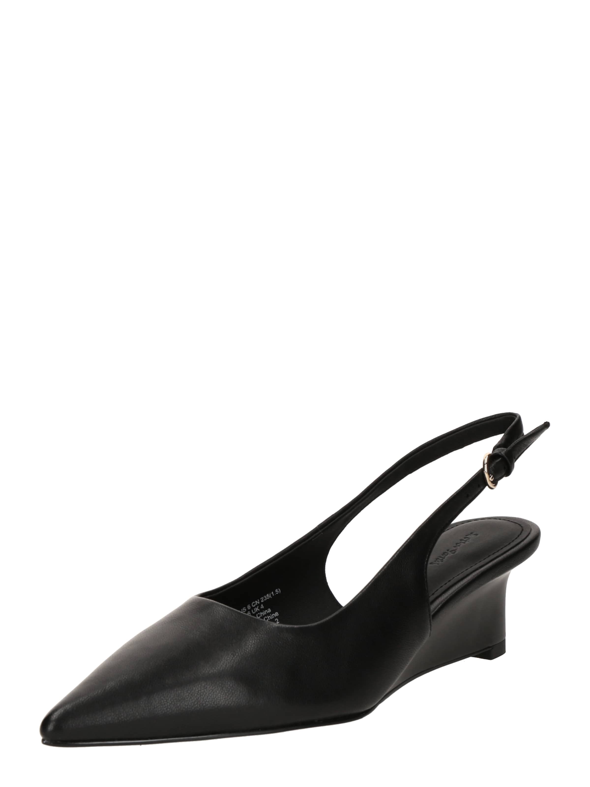 Escarpins à bride arrière & Other Stories en noir : devant