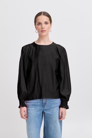 ICHI Bluse ' IHWILMA' in Schwarz: Vorderseite