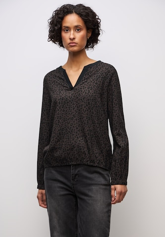 STREET ONE Bluse in Braun: Vorderseite