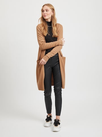 VILA Knitted Coat 'Ril' in Brown