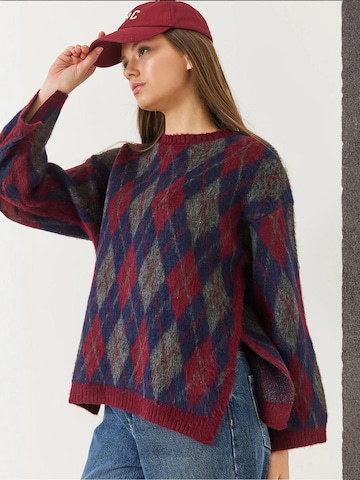 Pull-over 'Pullover' Bianco Lucci en rouge