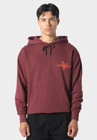 Pas De Monaco Sweatshirt 'La Pegaus' in Red: front