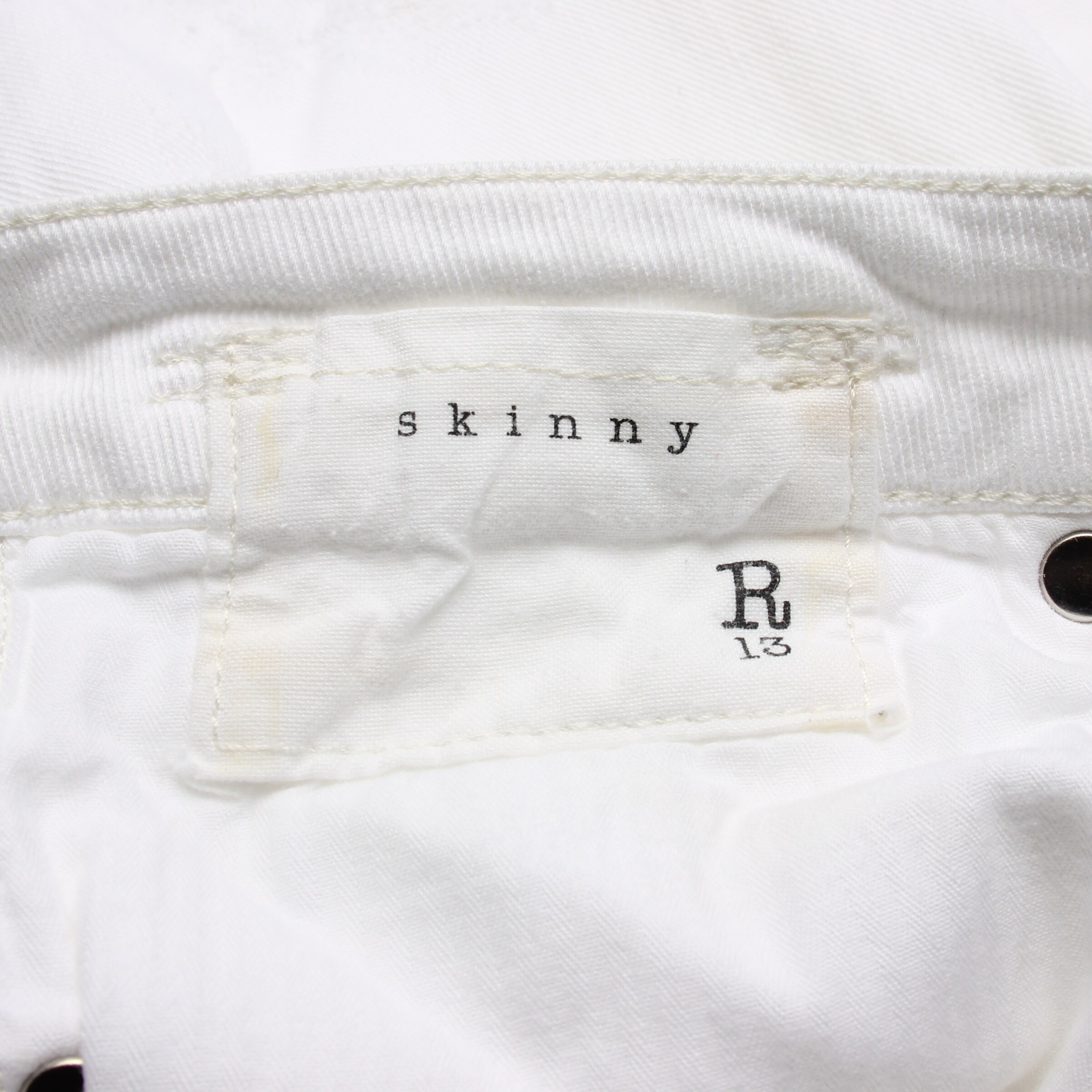 R13 Jeans 25 in Weiß