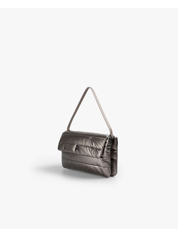 Borsa a tracolla di Scalpers in grigio: frontale