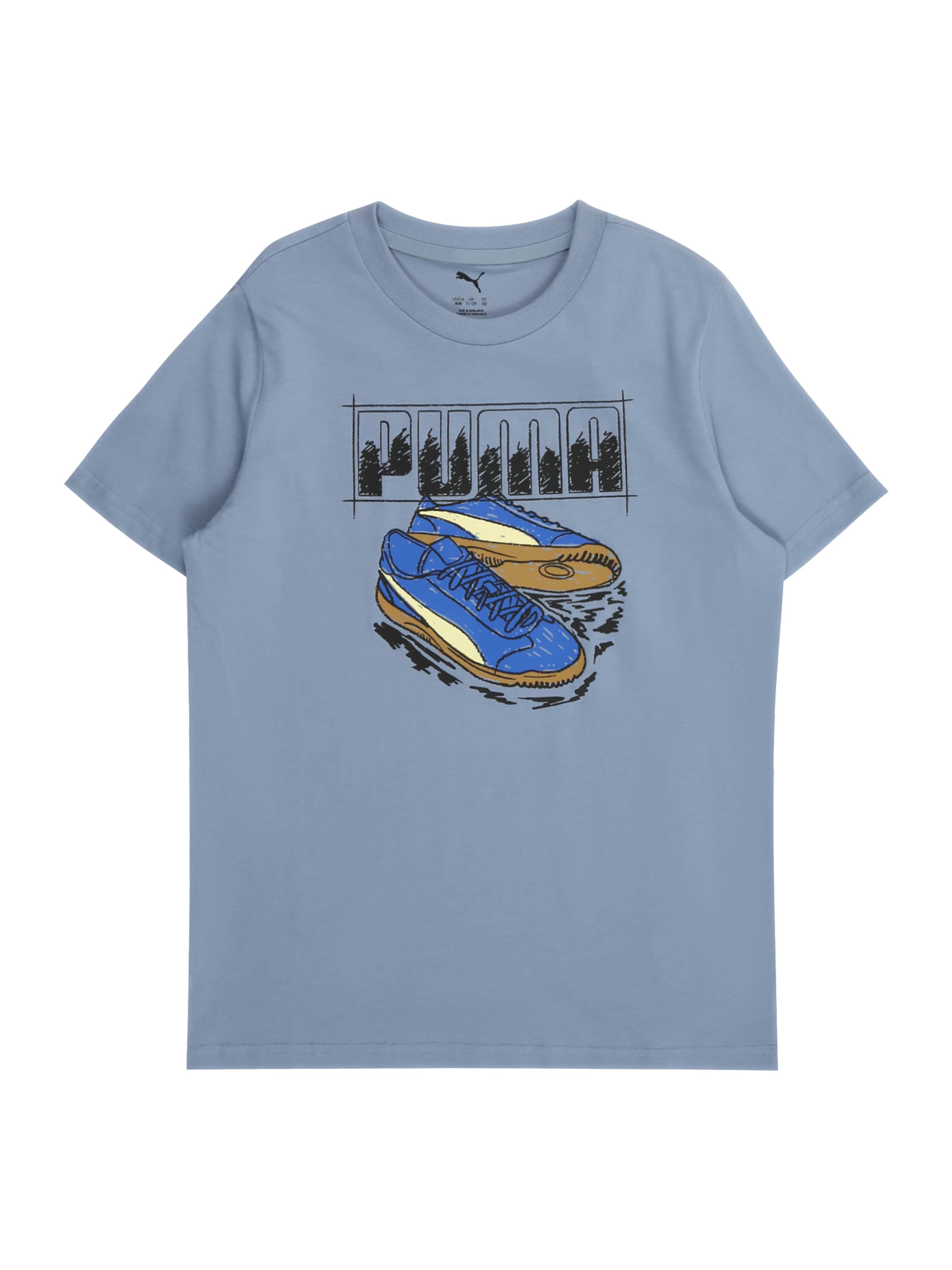 T-Shirt PUMA en bleu : devant