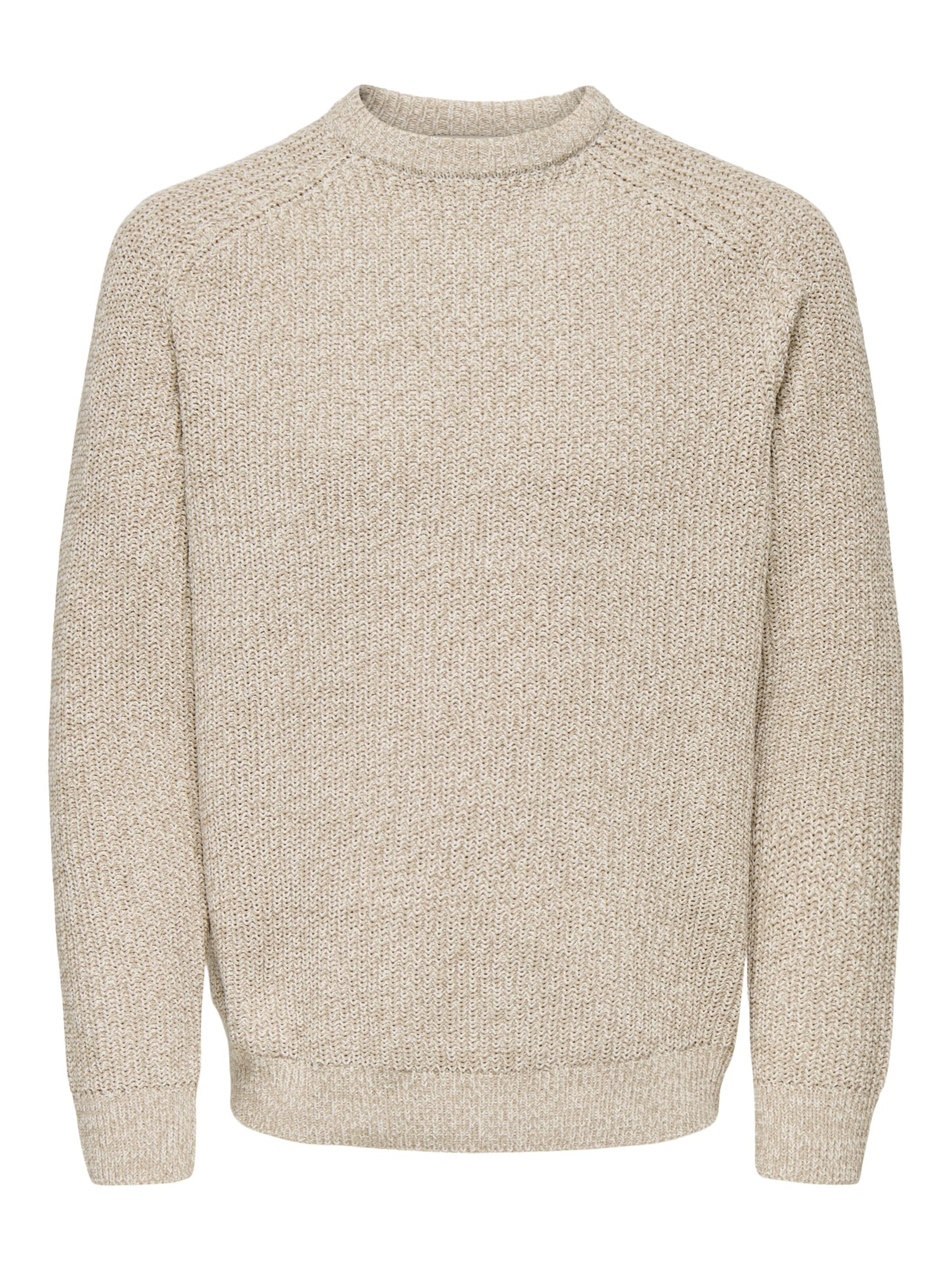 Only & Sons Trui 'ONSJoin' in XXL in de kleur Sand, Productweergave