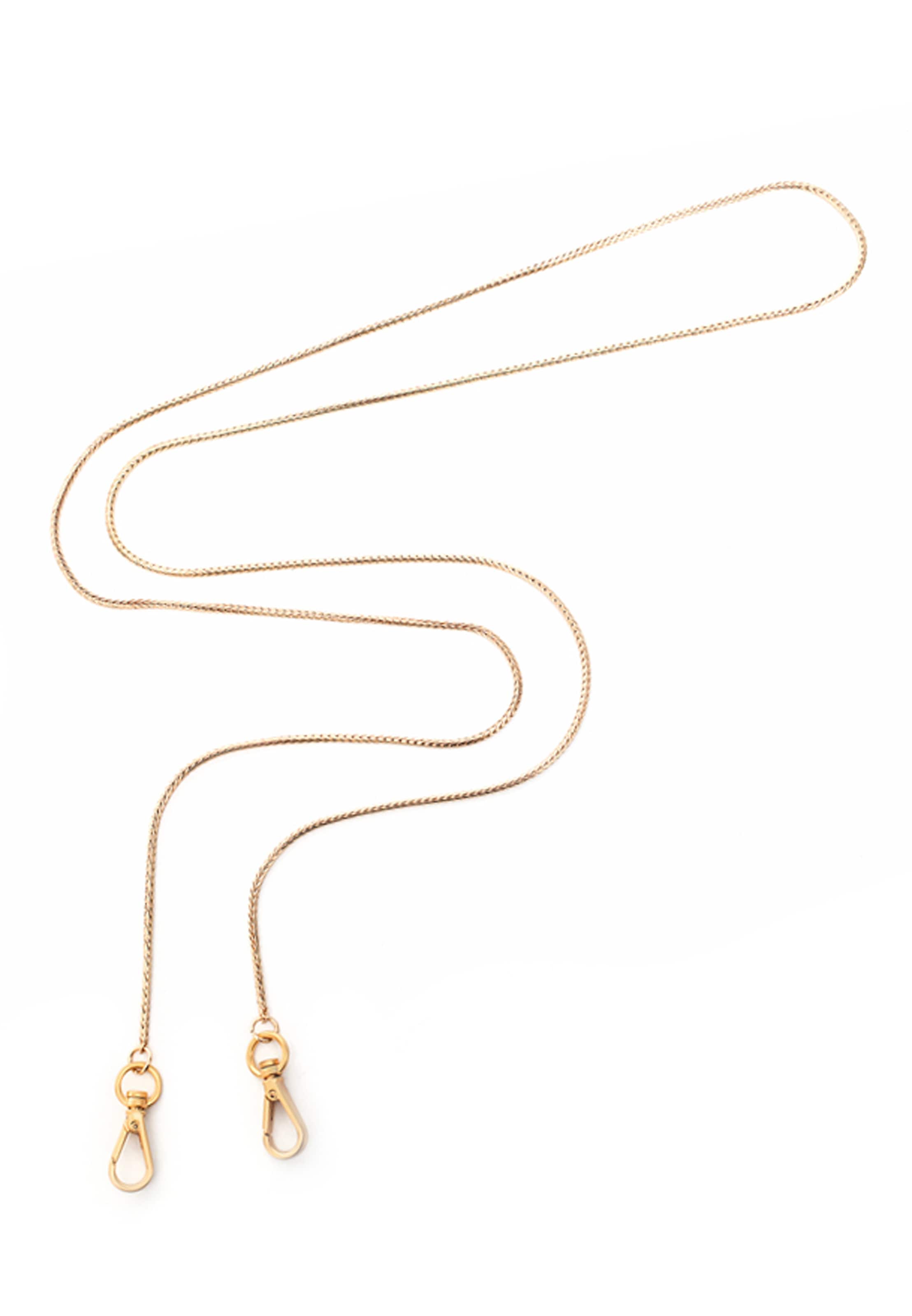 Gretchen Schulterriemen in Gold: Vorderseite