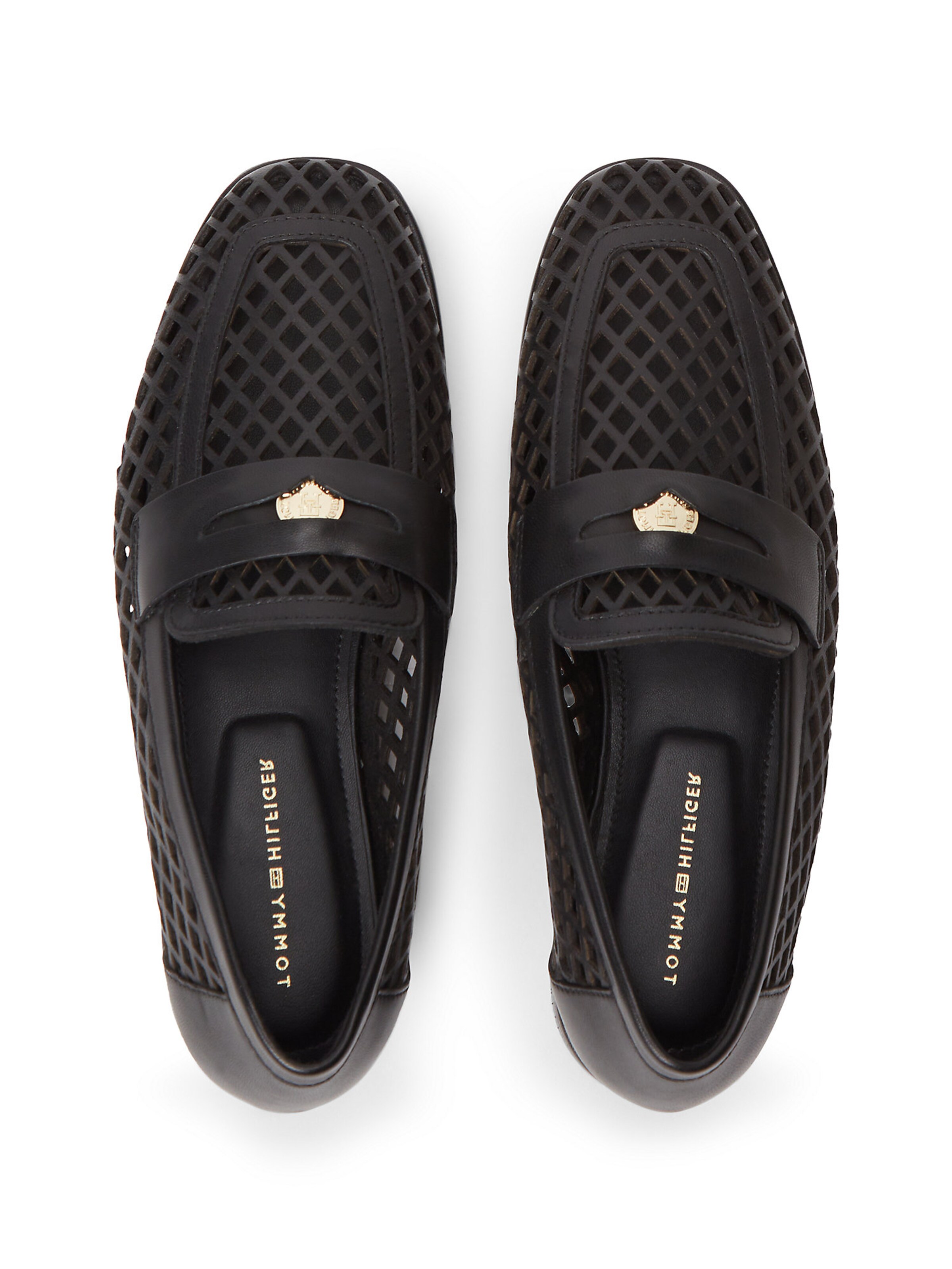 TOMMY HILFIGER Instappers in Zwart