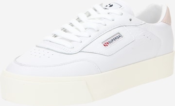 Sneaker bassa '3854 COURT' di SUPERGA in bianco: frontale